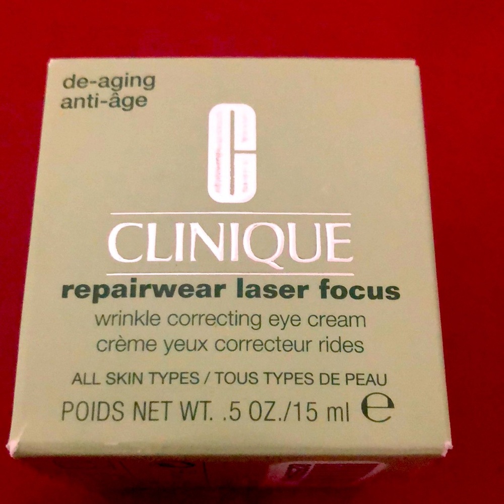 Clinique Repairwear laser focus eye full size 0.5oz brand new in box